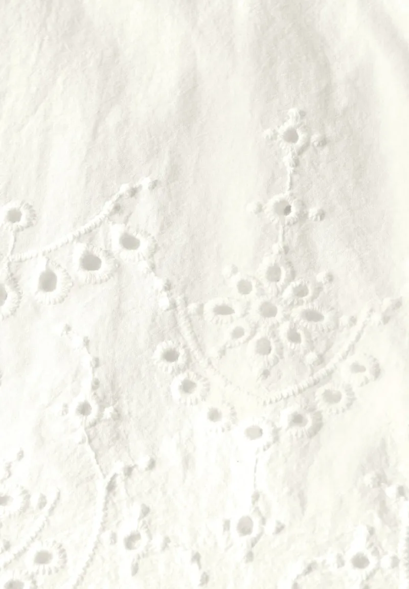 Street One Blusen*Hemdbluse mit Stickerei off white