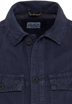 Camel Active Jacken*Hemdjacke aus Baumwoll-Leinenmix night blue