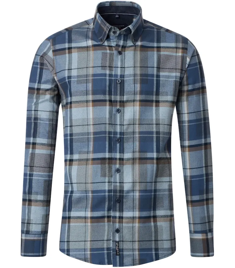 CASAMODA Hemden|Big Boys*Hemdjacke Blau