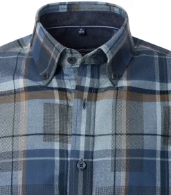 CASAMODA Hemden|Big Boys*Hemdjacke Blau