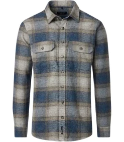 CASAMODA Hemden|Big Boys*Hemdjacke Blau