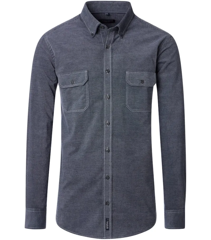 CASAMODA Hemden|Big Boys*Hemdjacke Blau