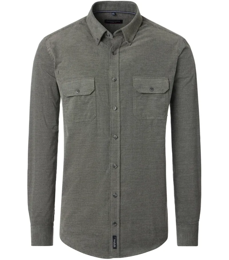 CASAMODA Hemden|Big Boys*Hemdjacke Grün