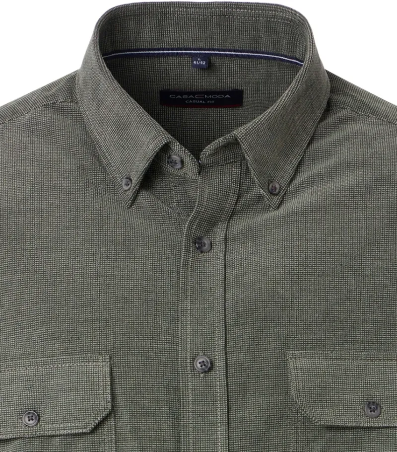 CASAMODA Hemden|Big Boys*Hemdjacke Grün