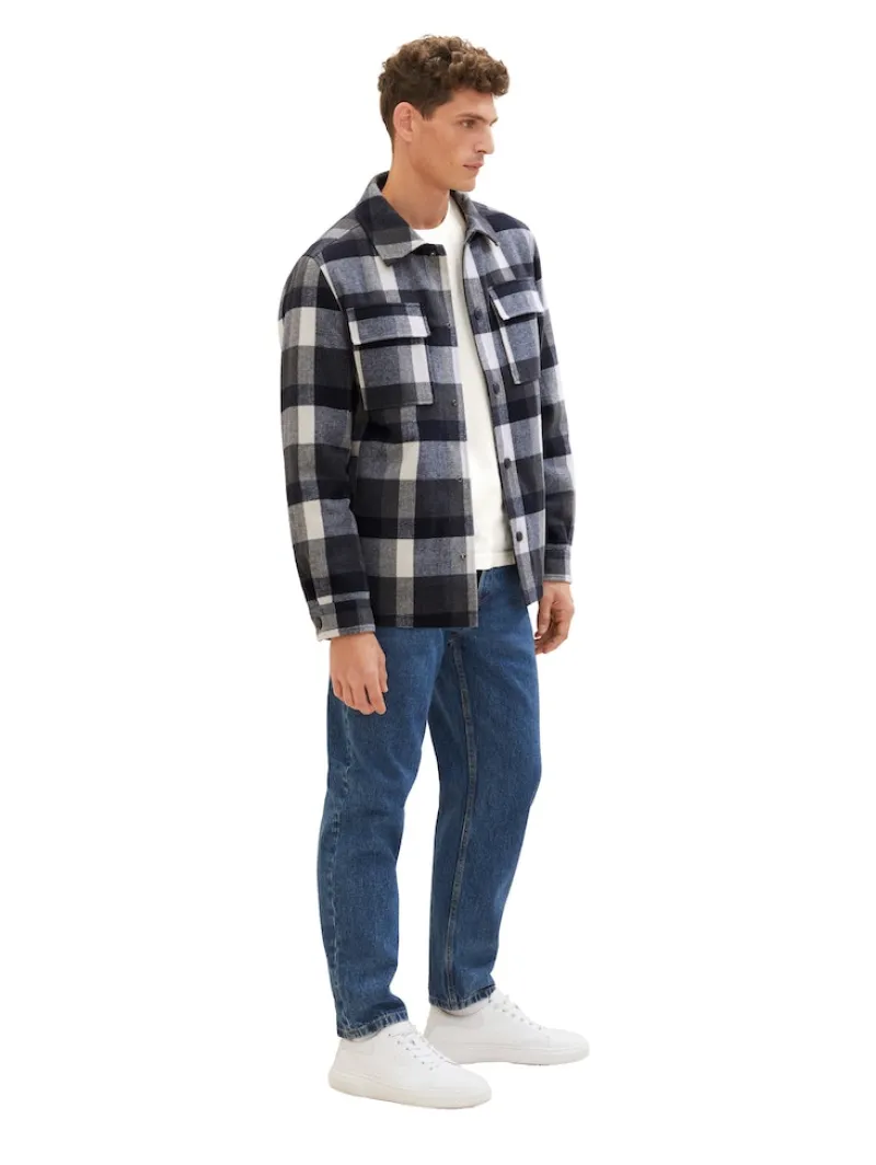 Tom Tailor Jacken|Big Boys*Hemdjacke mit Karomuster blue navy big check