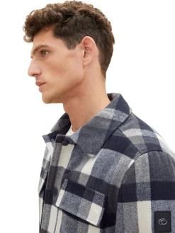 Tom Tailor Jacken|Big Boys*Hemdjacke mit Karomuster blue navy big check