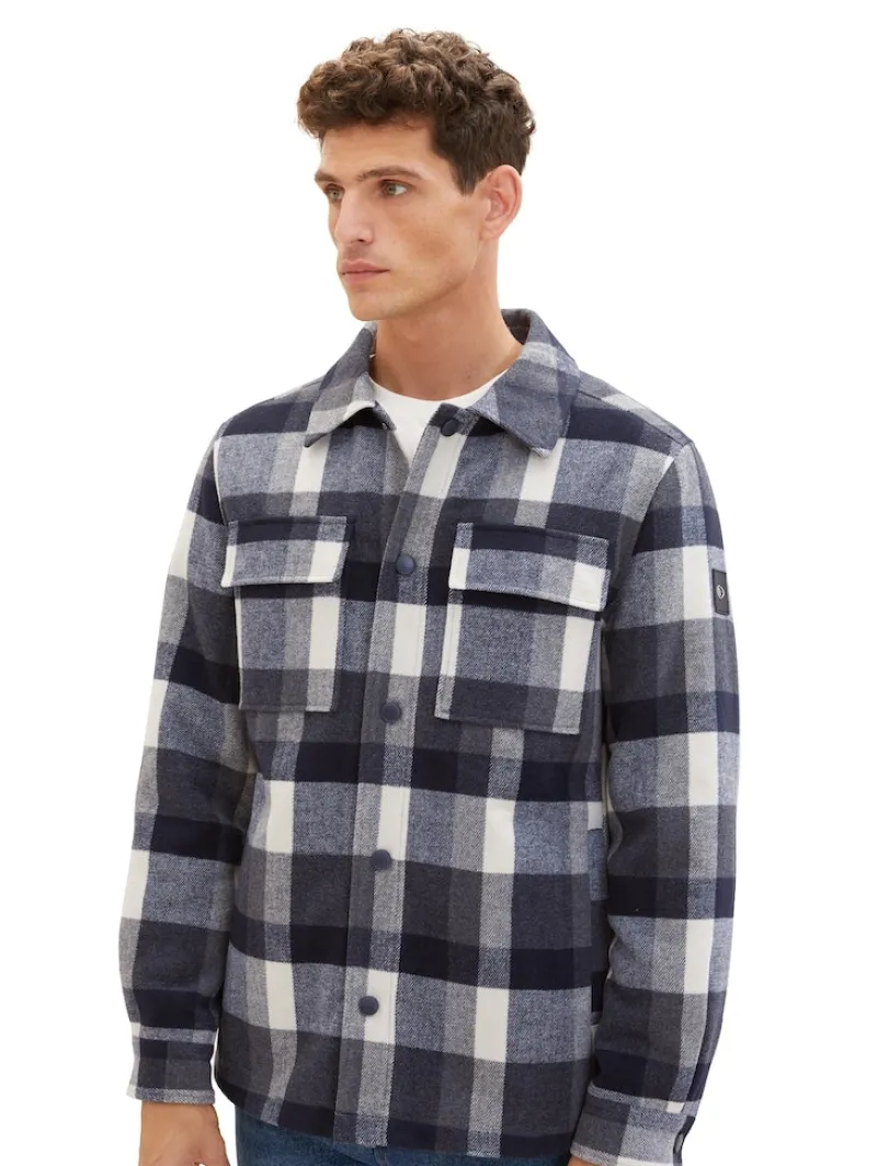 Tom Tailor Jacken|Big Boys*Hemdjacke mit Karomuster blue navy big check