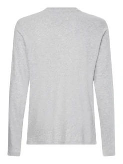 Tommy Hilfiger Shirts*HENLEY Langarmshirt light grey heather