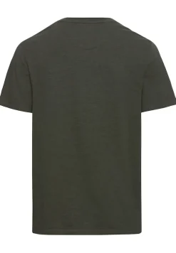 Camel Active Shirts|Big Boys*Henley T-Shirt aus reiner Baumwolle leaf green