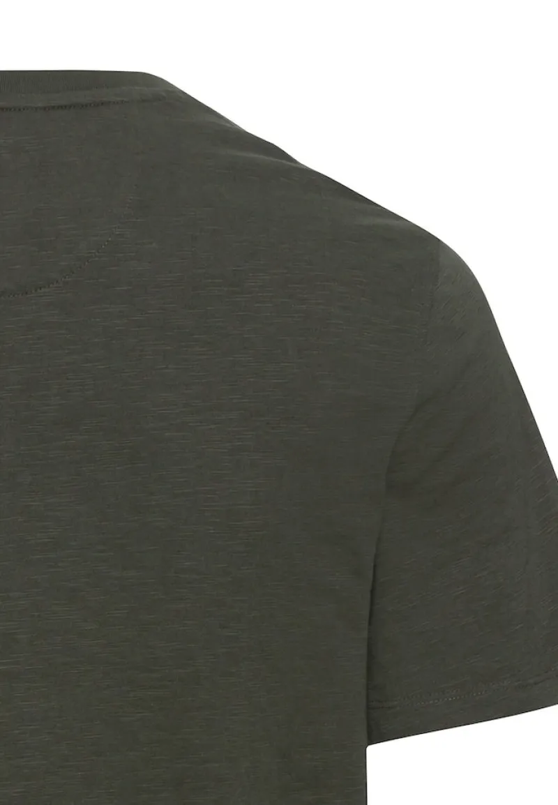 Camel Active Shirts|Big Boys*Henley T-Shirt aus reiner Baumwolle leaf green