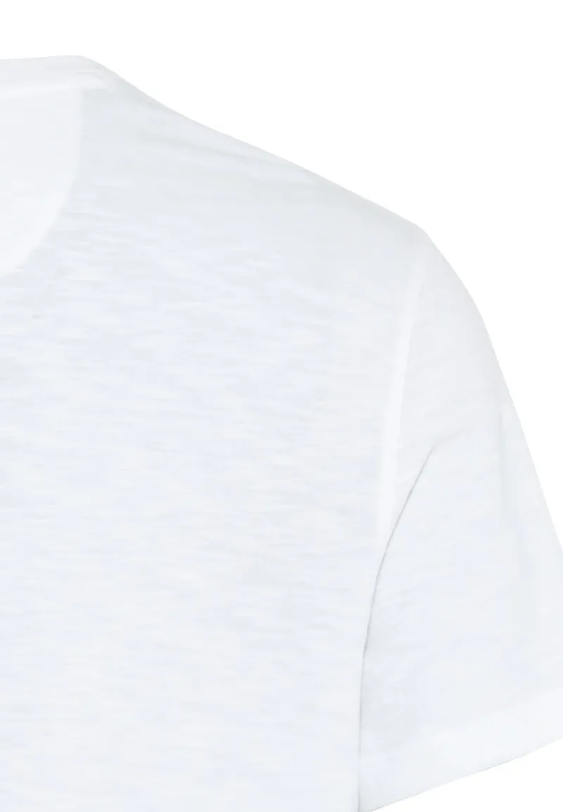 Camel Active Shirts|Big Boys*Henley T-Shirt aus reiner Baumwolle white