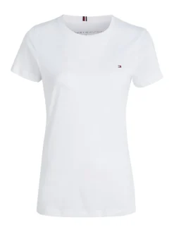 Tommy Hilfiger Shirts*HERITAGE CREW NECK TEE classic white