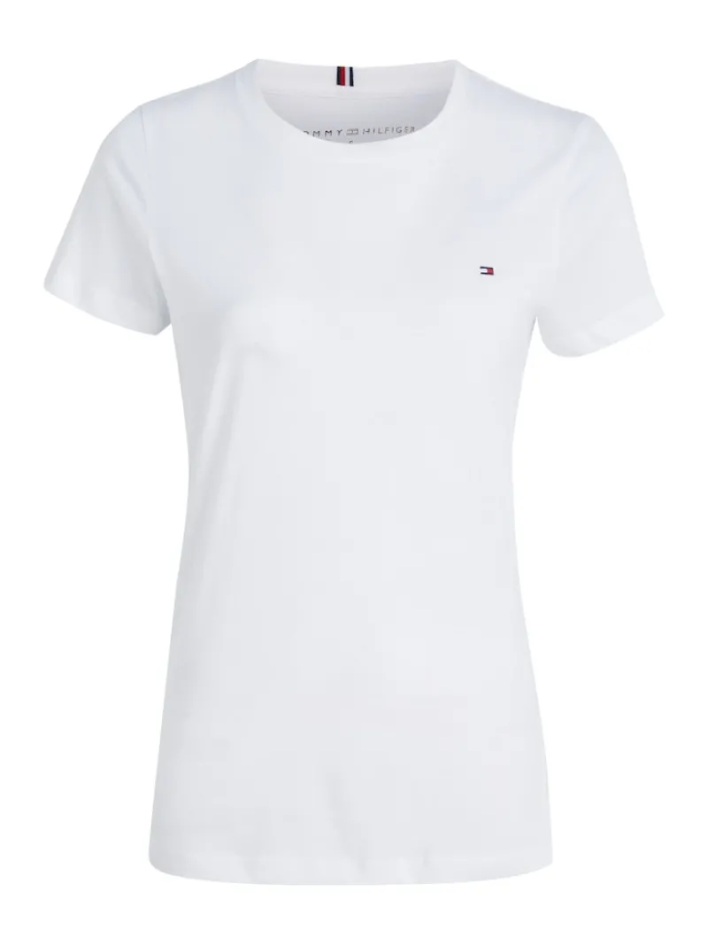 Tommy Hilfiger Shirts*HERITAGE CREW NECK TEE classic white