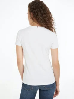 Tommy Hilfiger Shirts*HERITAGE CREW NECK TEE classic white