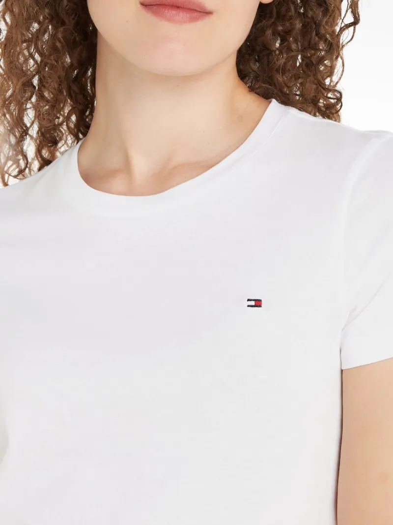 Tommy Hilfiger Shirts*HERITAGE CREW NECK TEE classic white