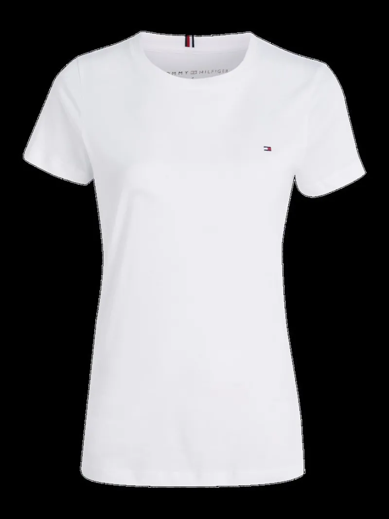 Tommy Hilfiger Shirts*HERITAGE CREW NECK TEE classic white