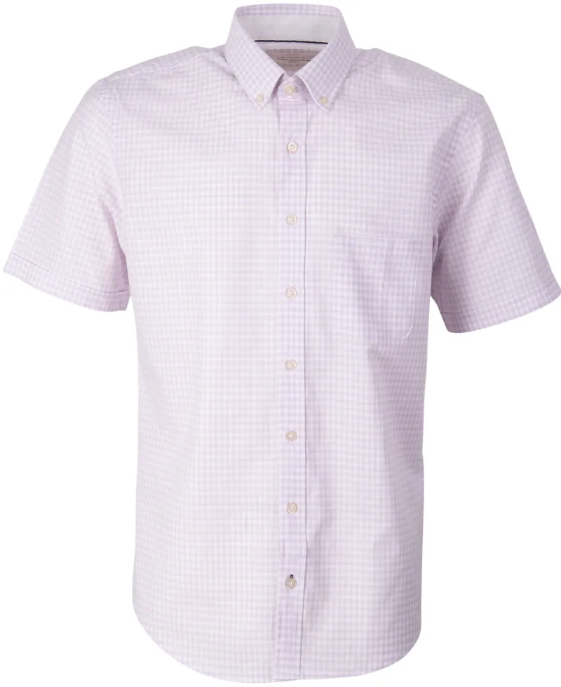 Brax Hemden|Big Boys*Herrenhemd in smartem Vichy-Karo Rosa