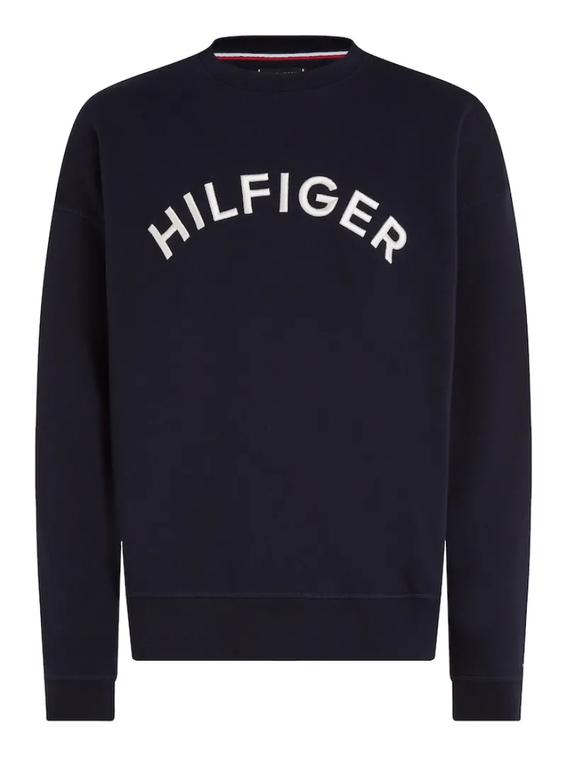 Tommy Hilfiger Pullover & Sweatshirts*HILFIGER ARCHED CREWNECK desert sky