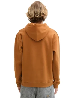 Tom Tailor Denim Pullover & Sweatshirts*Hoodie mit Bio-Baumwolle deep cognac