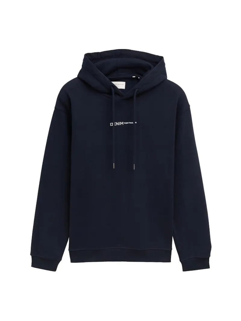 Tom Tailor Denim Pullover & Sweatshirts*Hoodie mit Bio-Baumwolle sky captain blue