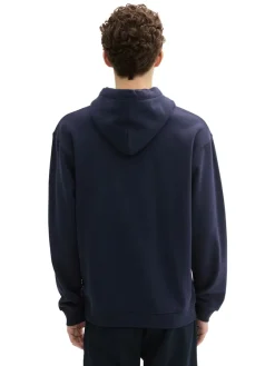 Tom Tailor Denim Pullover & Sweatshirts*Hoodie mit Bio-Baumwolle sky captain blue
