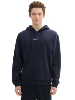 Tom Tailor Denim Pullover & Sweatshirts*Hoodie mit Bio-Baumwolle sky captain blue