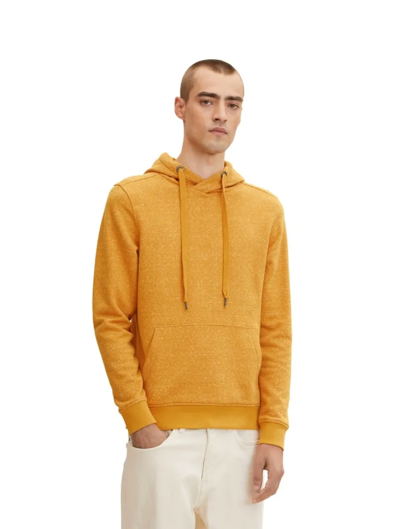 Tom Tailor Pullover & Sweatshirts|Big Boys*Hoodie mit feinen Streifen flame brown injected stripe