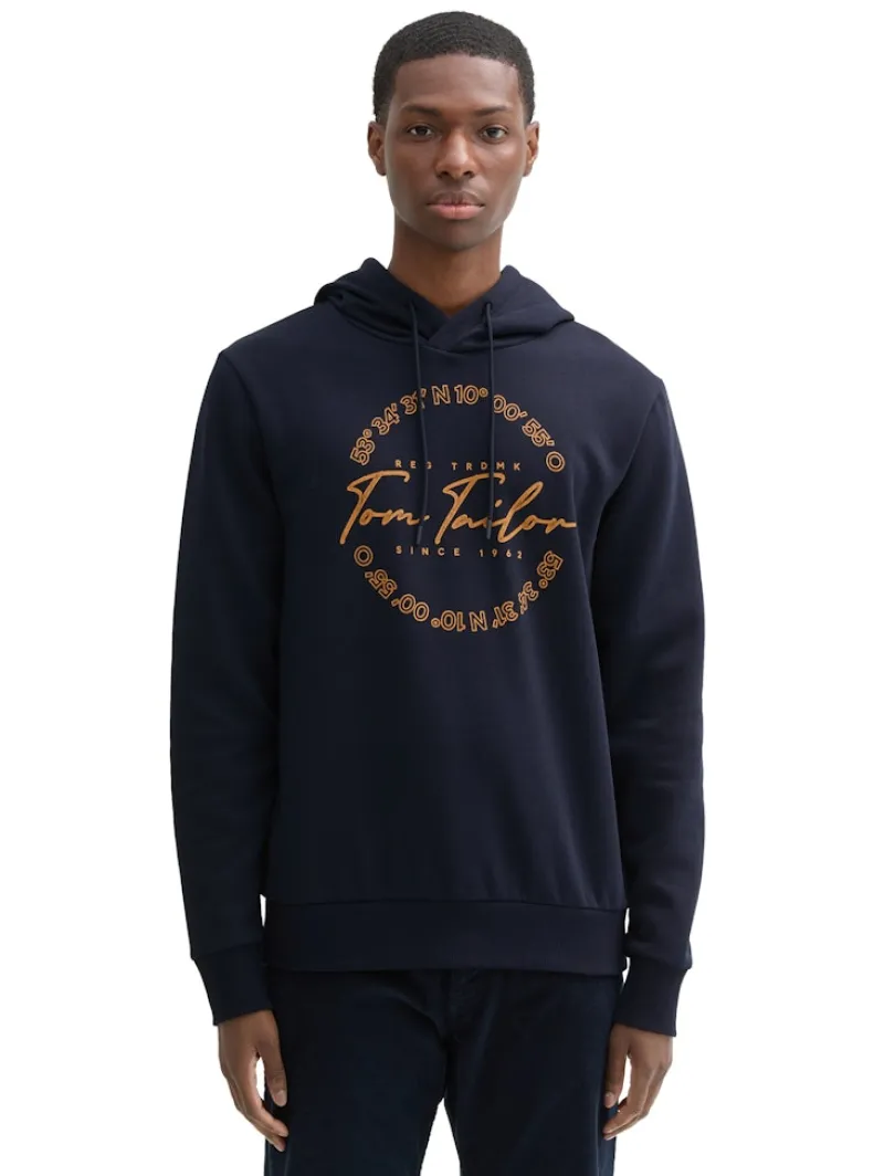 Tom Tailor Pullover & Sweatshirts|Big Boys*Hoodie mit Logo Print sky captain blue