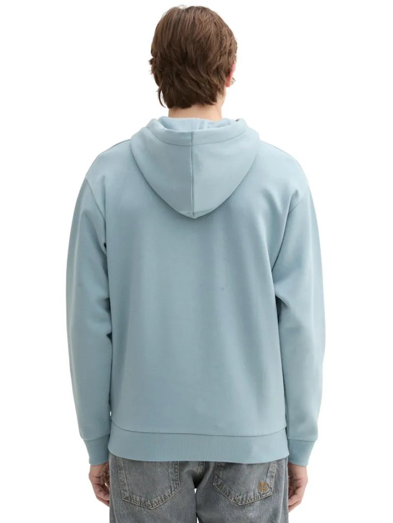 Tom Tailor Denim Pullover & Sweatshirts*Hoodie mit Logo-Details light grey mint