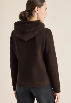 Cecil Pullover & Sweatshirts*Hoodie mit Stickerei tartufo brown