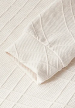 Street One Shirts*Hoodie mit Struktur lucid white