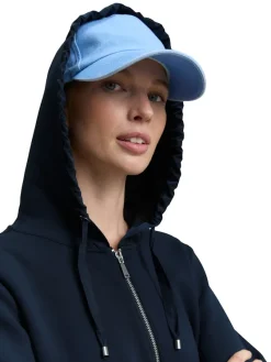 Tom Tailor Pullover & Sweatshirts*Hoodie Sweatjacke aus Scuba sky captain blue