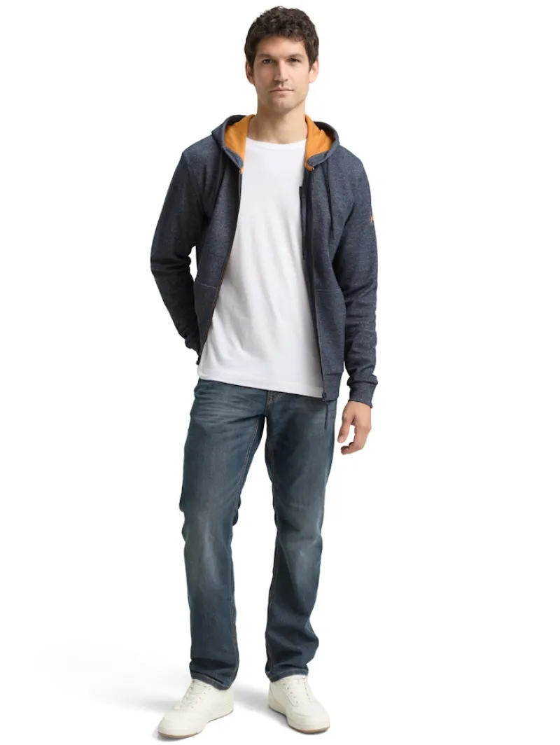 Tom Tailor Pullover & Sweatshirts|Big Boys*Hoodie Sweatjacke navy fine yd stripe