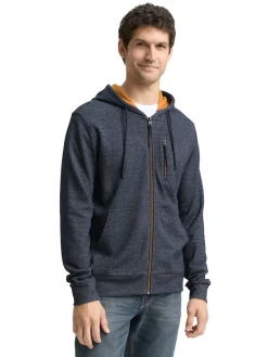 Tom Tailor Pullover & Sweatshirts|Big Boys*Hoodie Sweatjacke navy fine yd stripe