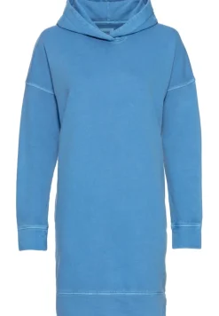 Camel Active Kleider*Hoodie Sweatkleid aus Organic Cotton aqua blue