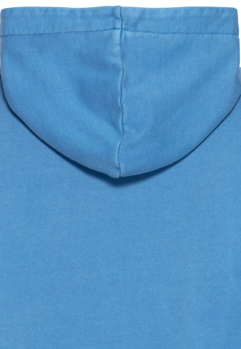 Camel Active Kleider*Hoodie Sweatkleid aus Organic Cotton aqua blue