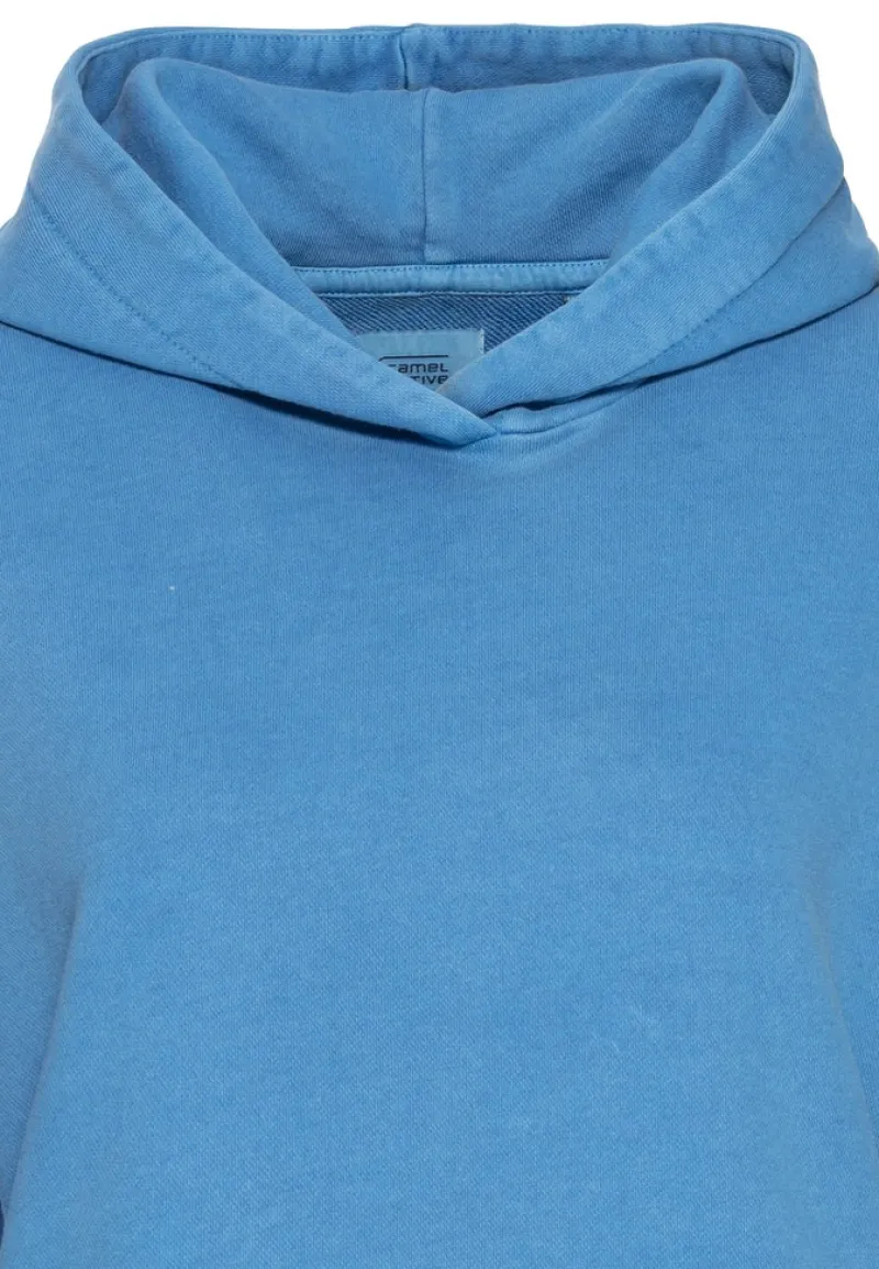 Camel Active Kleider*Hoodie Sweatkleid aus Organic Cotton aqua blue