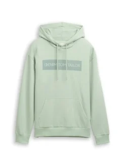 Tom Tailor Denim Pullover & Sweatshirts*Hoodie Sweatshirt mit Print fresh mint green
