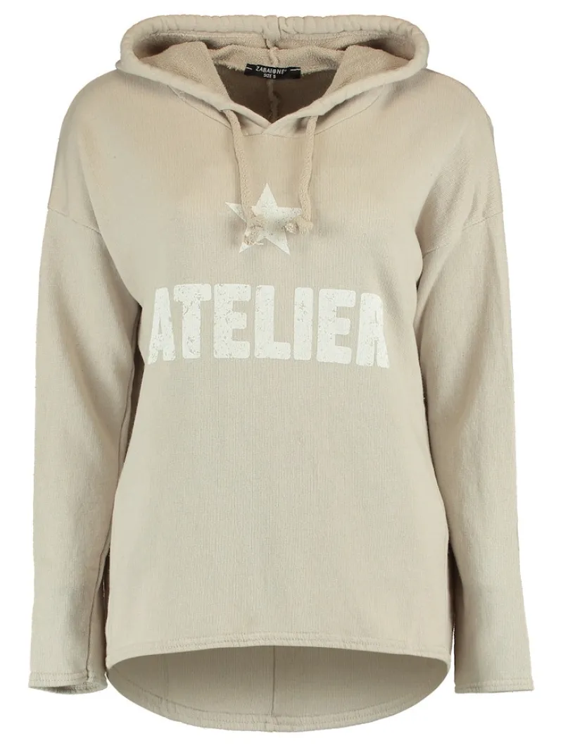 Zabaione Pullover & Sweatshirts*Hoodie Zoe Beige