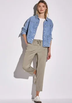 Street One Hosen*Hose im Cargo Look buff grey