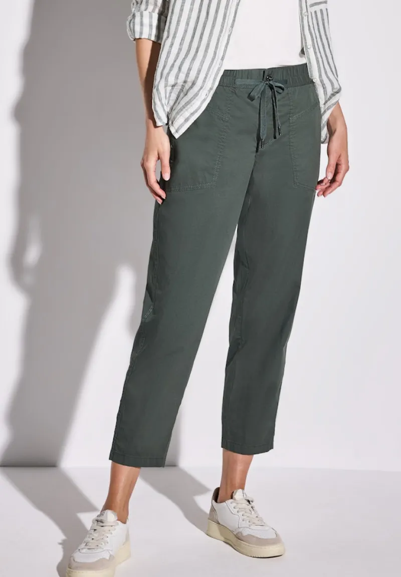 Street One Hosen*Hose im Cargo Look marshy green