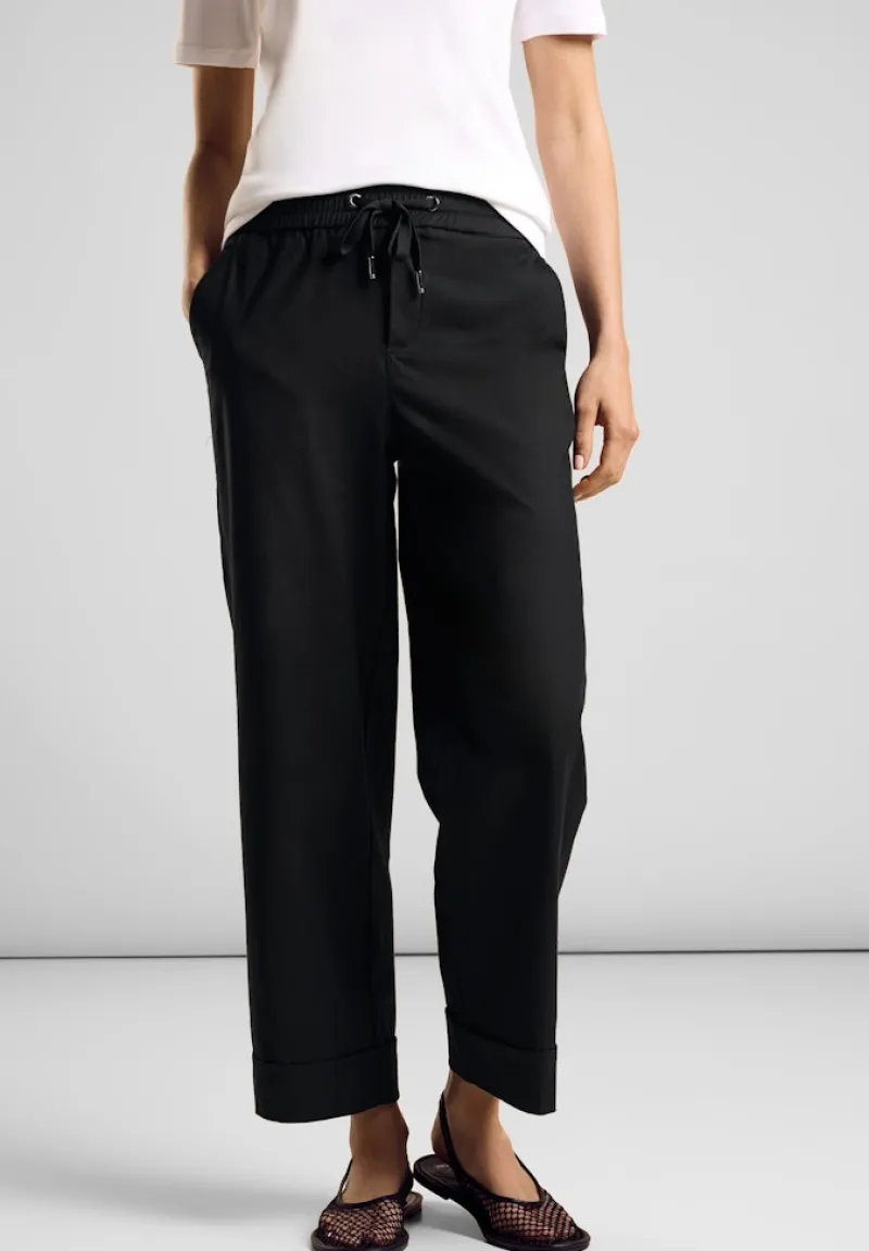 Street One Hosen*Hose im Casual Fit Black