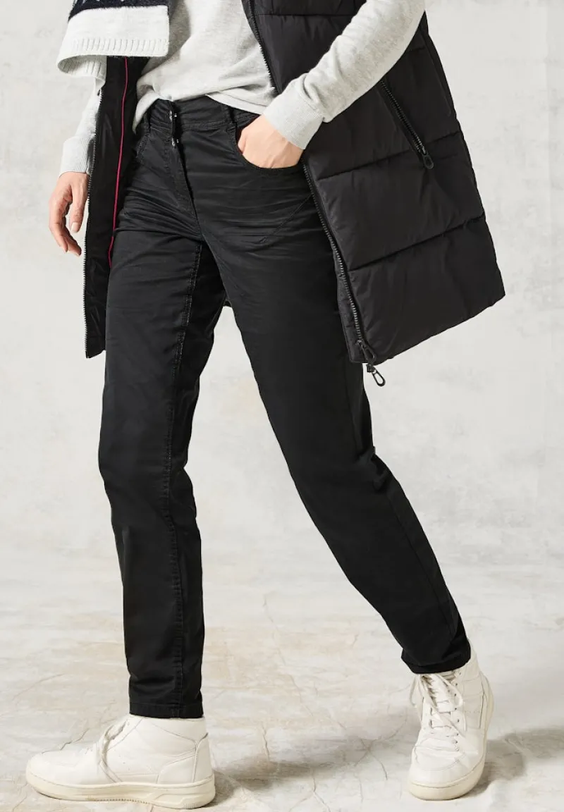 Cecil Hosen*Hose im Casual Fit deep charcoal grey