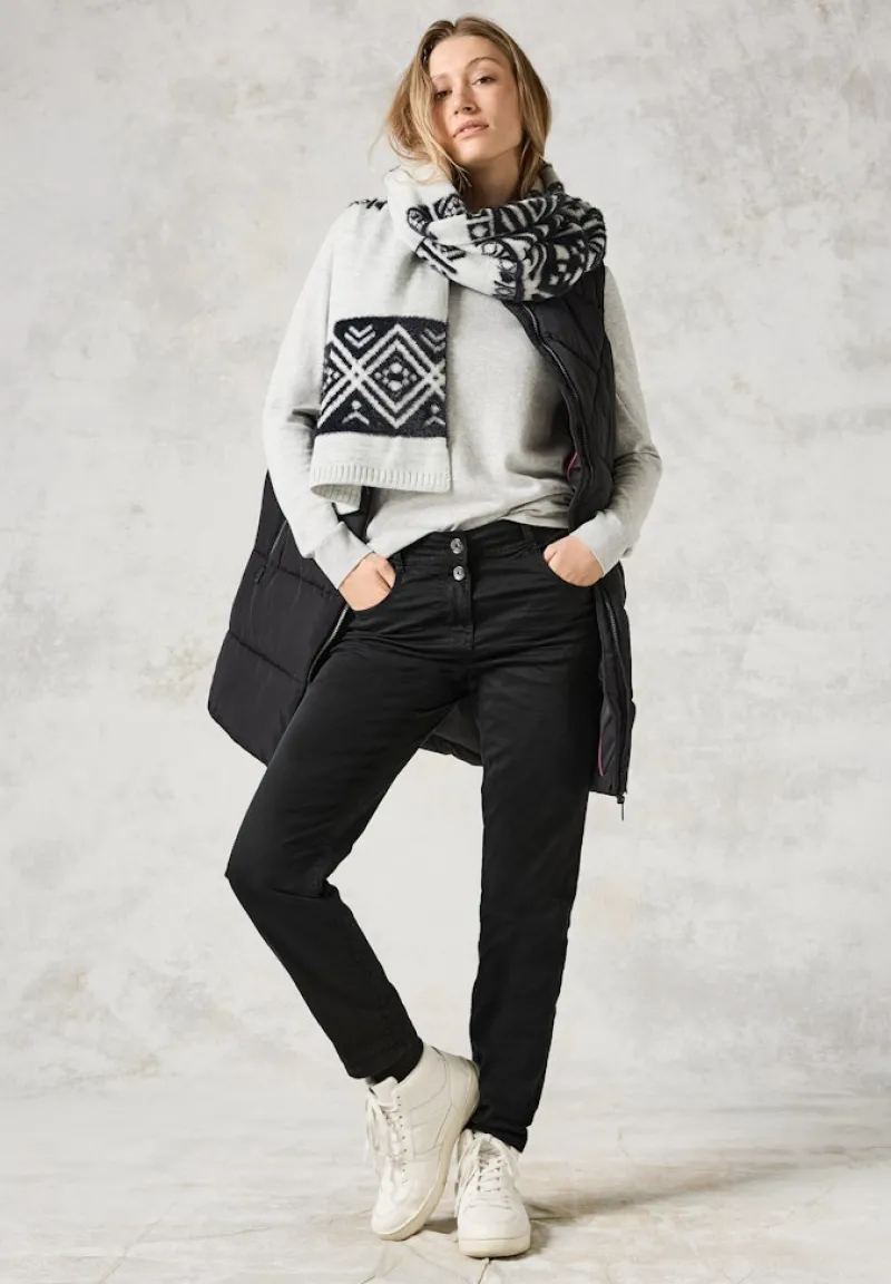 Cecil Hosen*Hose im Casual Fit deep charcoal grey