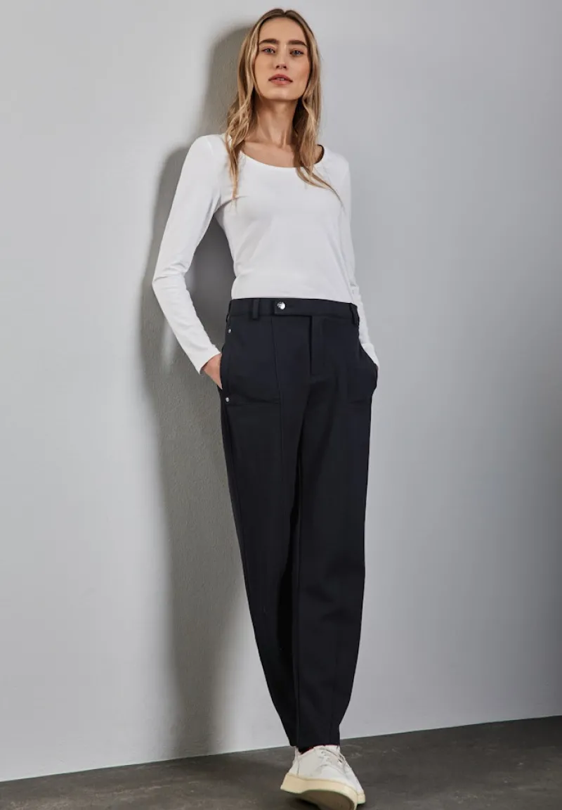 Street One Hosen*Hose im Casual Fit deep tint blue