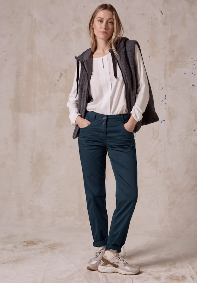 Cecil Hosen*Hose im Casual Fit oil blue