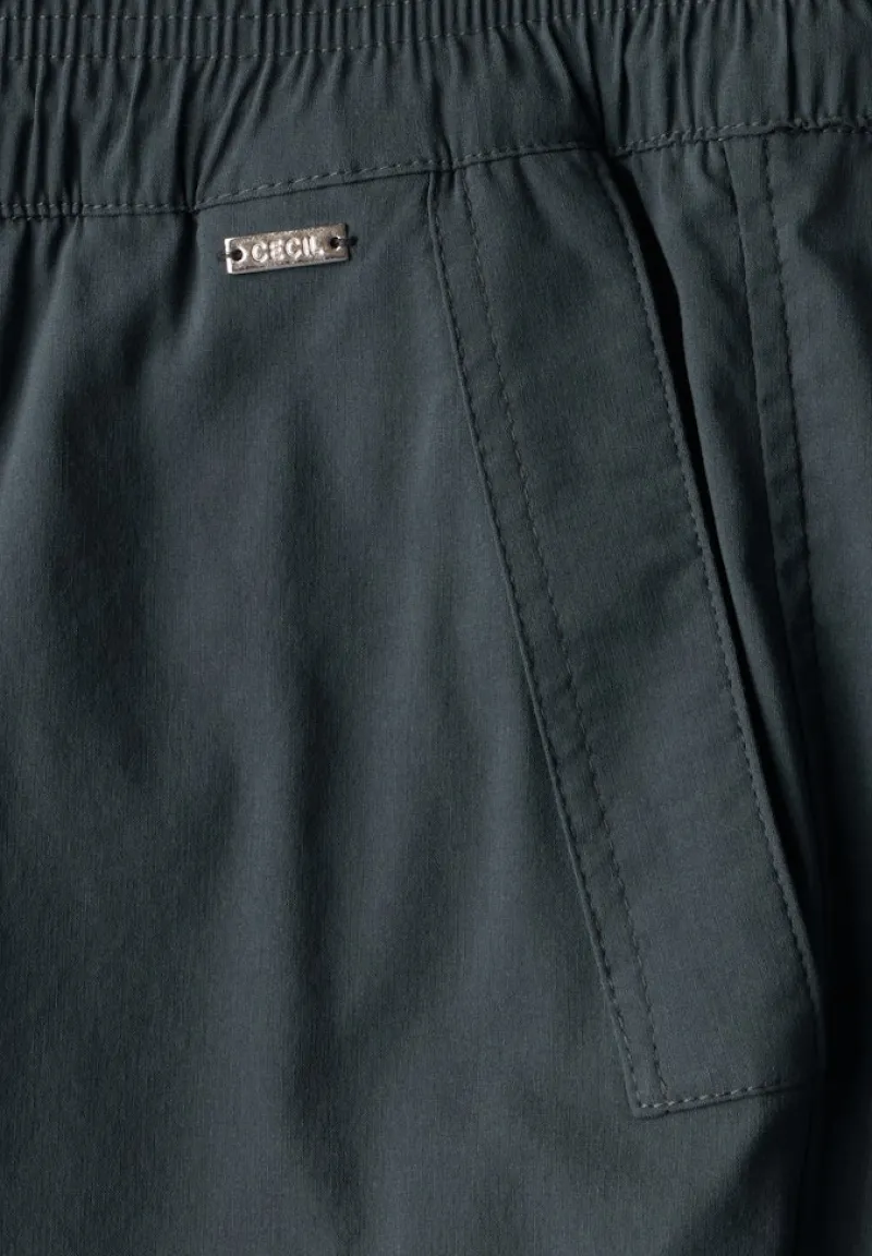 Cecil Shorts*Hose im Casual Fit slate khaki