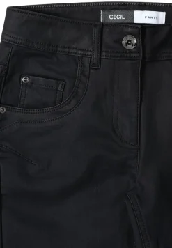 Cecil Hosen*Hose im Leder-Look Black