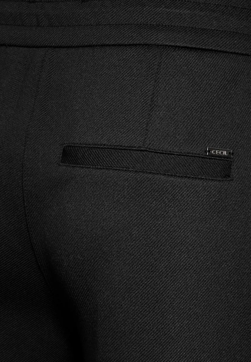 Cecil Hosen*Hose im Loose Fit Black