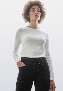 Street One Hosen*Hose im Loose Fit whale tail grey melange